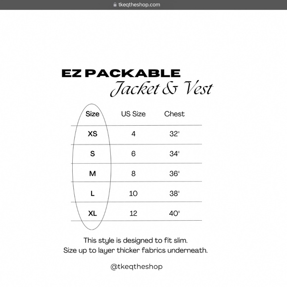 NWOT TKEQ packable down vest w/ carry pouch. brown , size XXL or M equestrian - Picture 6 of 7